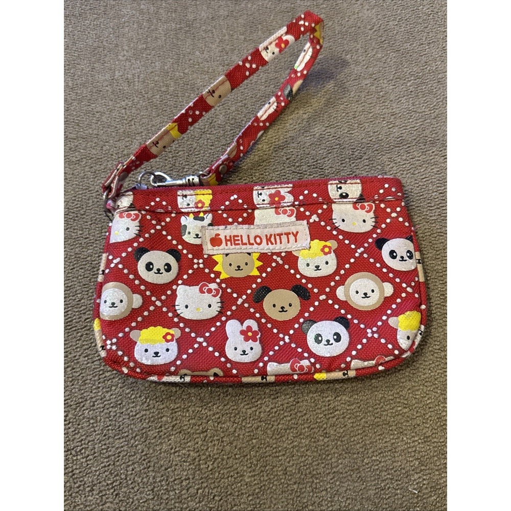 Sanrio Hello Kitty Wristlet Tech Wallet Cosmetic Bag (Lexi)